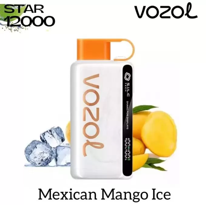 Vozol Star 12K Rechargeable Disposable Vape (12,000 Puffs) - Pineapple Coconut Ice / 50 mg - Image 2