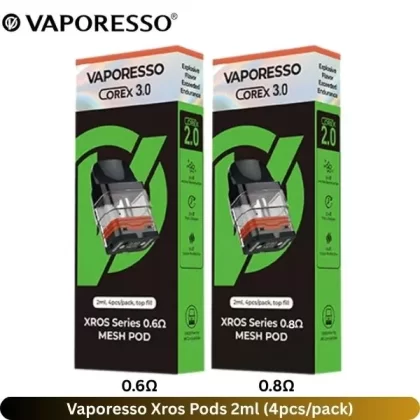 Vaporesso Xros Pods 2ml & 3ml (4pcs/pack)