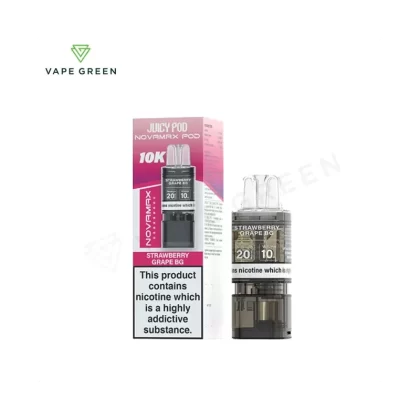 Strawberry Grape BG Prefilled Pod Refill Pack by Juicy Pod Novamax 10K