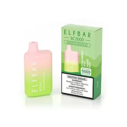 ELF BAR BC5000 Disposable Vape – Strawberry Kiwi - Flavour#Strawberry Kiwi