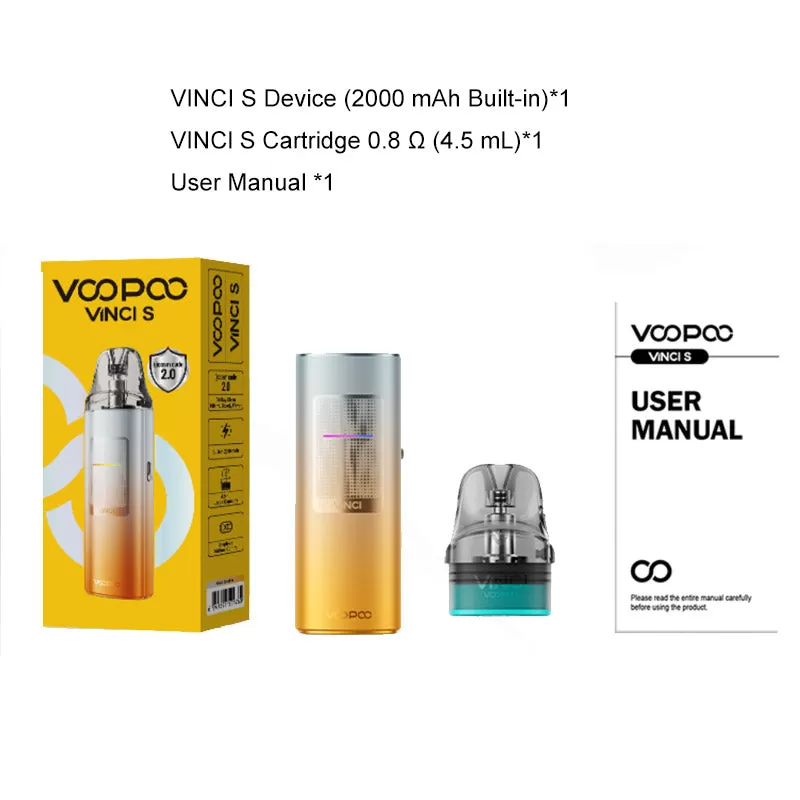 VOOPOO VINCI S Pod Kit 40W - Neon - Image 3
