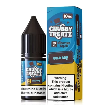Gold Bar 10ml Salt by Chubby Treatz - Nicotine Strength#10mg (Salt)>20mg (Salt) (2057AE)
