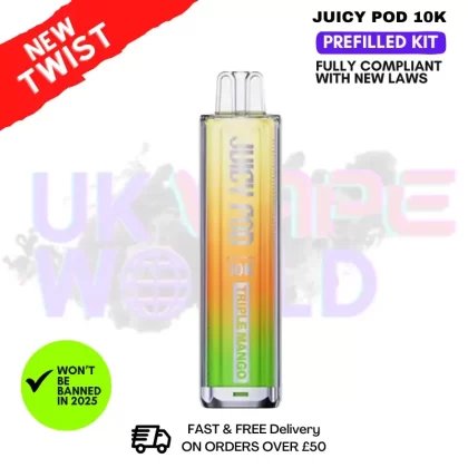 Blue Razz Lemonade Juicy Pod 10K NovaMax Pod Kit