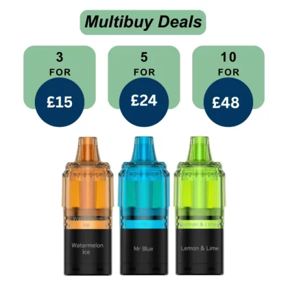Fumot RandM TornadoT7000 Prefilled Refill Pods | Only For £5.99 | Any 3 For £15 - Blueberry Raspberry