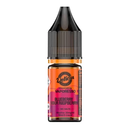 Blueberry Sour Raspberry Nic Salt E-Liquid by Deliciu (10ml) - 10mg