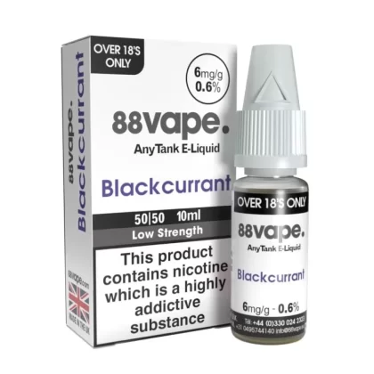Blackcurrant E-Liquid Anytank Series by 88vape (10ml)