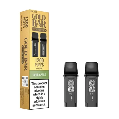 Gold Bar Reload Sour Apple Prefilled Pod - Vapestreams Co