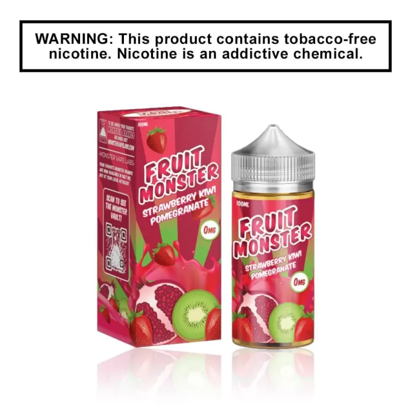 Fruit Monster Nicotine E-Liquid – Strawberry Kiwi Pomegranate – 100ml