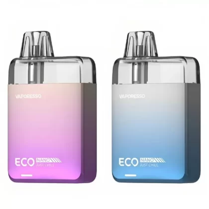 Vaporesso Eco Nano Vape Kit - Colour#Black Truffel>Creamy Purple>Foggy Blue>Ivory White>Midnight Black>Peach Pink>Phantom Blue>Sakura Pink>Sunset Gold>Spring Green>Summer Yellow>Sunrise Oran