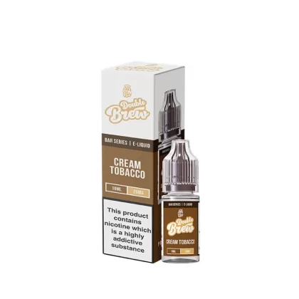 Ohm Brew Double Brew Cream Tobacco 10ml Nic Salt E-Liquid - 10mg