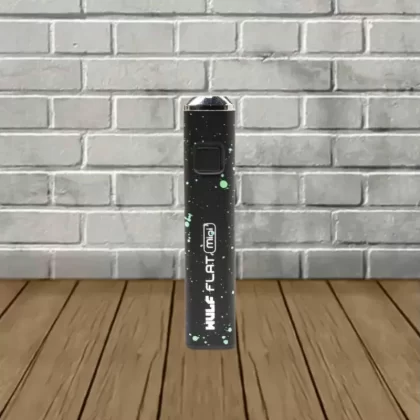 Wulf Mods Flat Mini Cartridge Battery - color#Black Green Spatter>Black Red Spatter>Black White Spatter>Full Color>Purple Black Spatter>Pink Black Spatter>Teal Black Spatter>White Black Spat (3ED092)