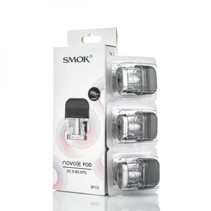 SMOK Novo X Pod DC 0.8 Ohm – Premium MTL Vaping Experience with Dual Coil Design (3-Pack)