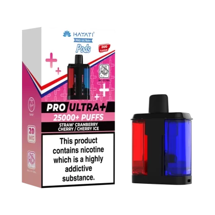 Straw' Cranberry Cherry / Cherry Ice Hayati Pro Ultra Plus Refill Pack - Ecigwizard