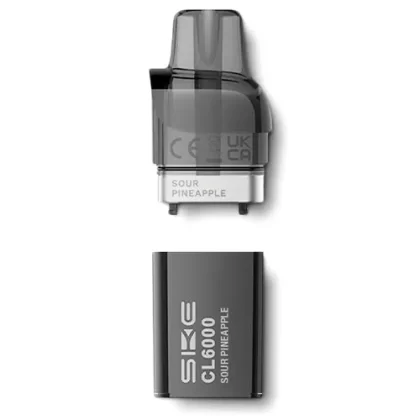 Sour Pineapple Crystal CL6000 Pods by SKE - Ecigarettedirect Co