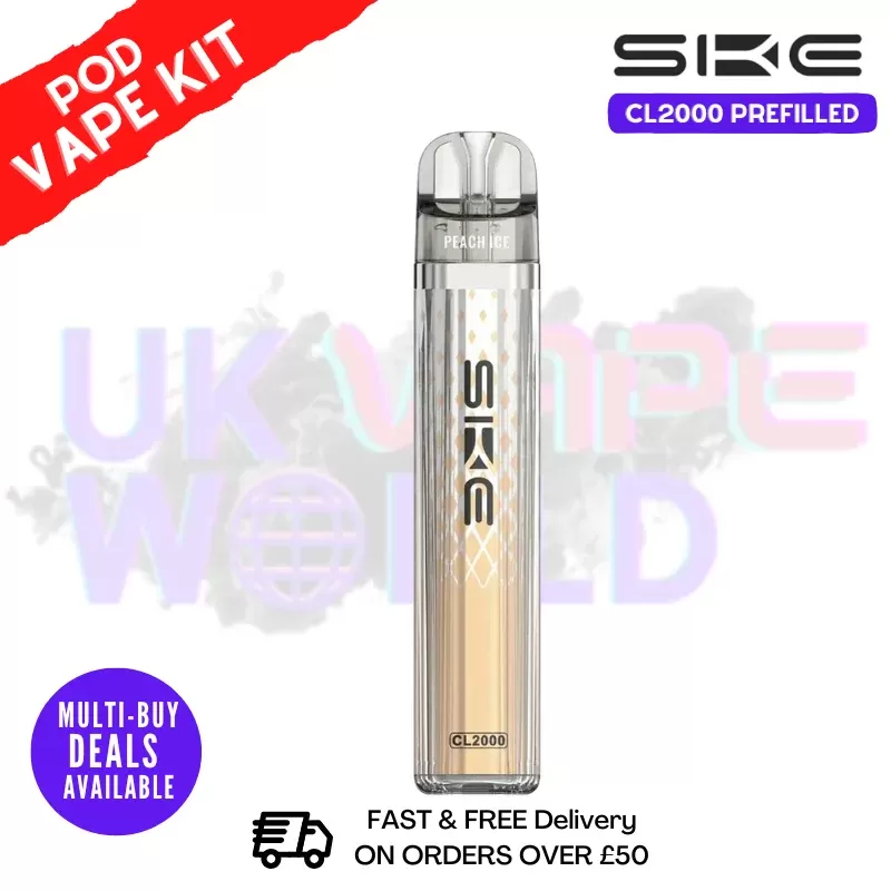 Peach ICE SKE CL2000 2K Puff Vape Pen Kit