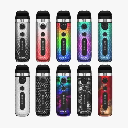 Smok Novo 5 Vape Pod Kit - Beige White Leather