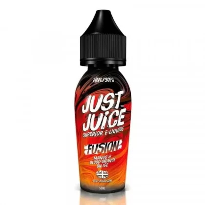 Mango And Blood Orange On Ice By Just Juice Fusion 50ml Shortfill