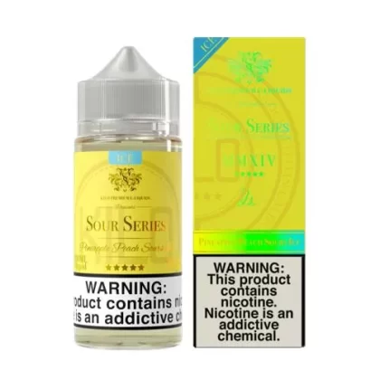 Pineapple Peach Sours Ice by Kilo Sour Series “Bazooka Sour Straws” 100ml