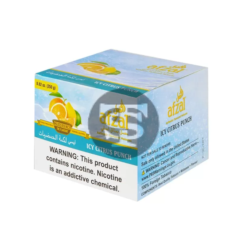 Afzal Icy Citrus Punch Hookah Shisha 250g - Ejuicewarehouse