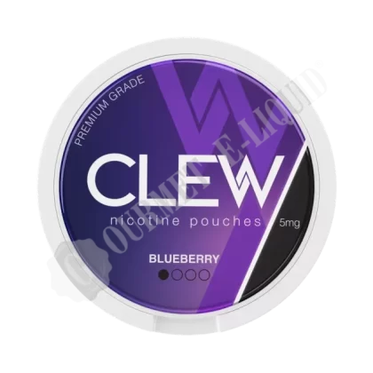 Blueberry CLEW Nicotine Pouches - Nicotine Strength#5mg>10mg>20mg