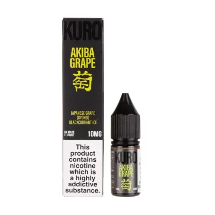 Akiba Grape Nicotine Salt E-Liquid by Kuro - 5mg