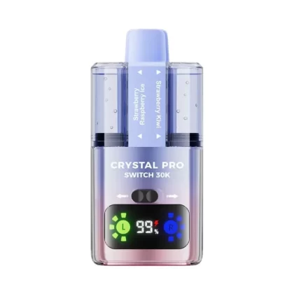 Crystal Pro Switch 30K Prefilled Pod Kit - Strawberry Raspberry Ice / Strawberry Kiwi