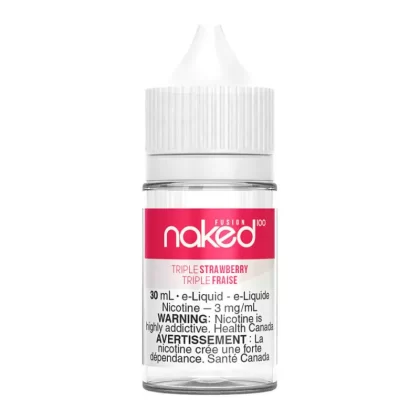 Naked100 Freebase E-Liquid - Fusion Triple Strawberry 30ml - 6mg/ml