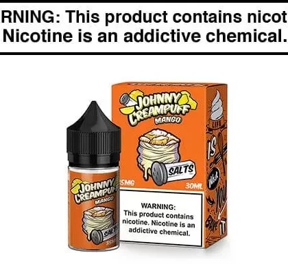 MANGO BY JOHNNY CREAMPUFF SALTS 30ML - Vapejuice