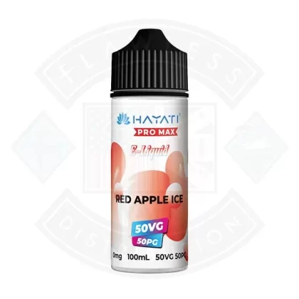 Hayati Pro Max 50/50 – Red Apple Ice 0mg 100ml Shortfill - Eliquidsupply