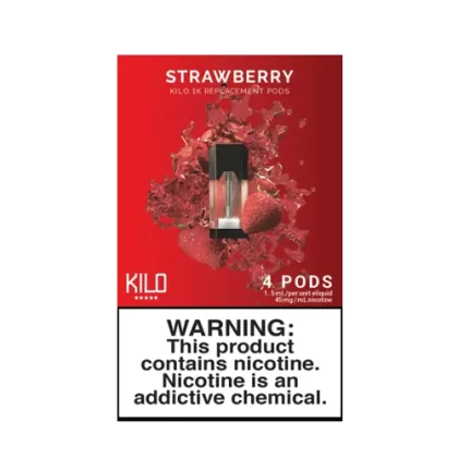 Strawberry – Pack of 4 Pods by Kilo 1K