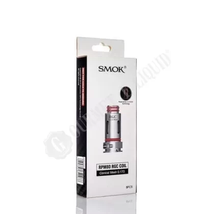 SMOK RPM80 RGC Replacement Coil - Size#5-Pack~Resistance#0.17 Ohm>0.3 Ohm>DC 0.6 Ohm MTL>0.8 Ohm