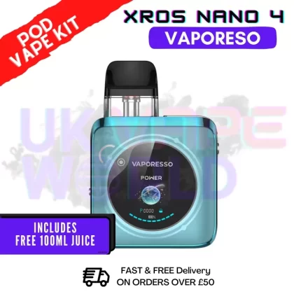 Vaporesso Xros Nano 4 Aquamarine Vape Kit