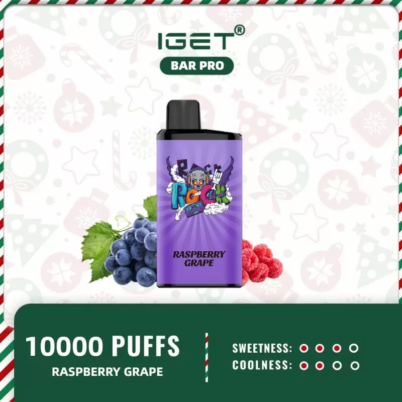 Iget Bar Pro – Raspberry Grape Ice - Image 2