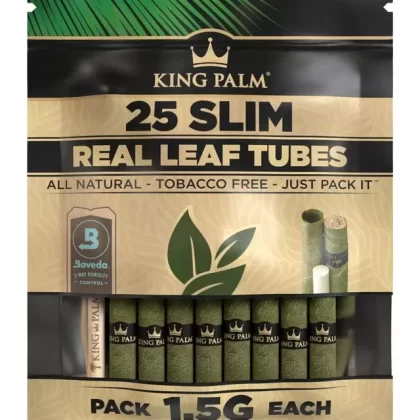 King Palm Tubes Slim 1.5G 25pk - Ejuicewarehouse