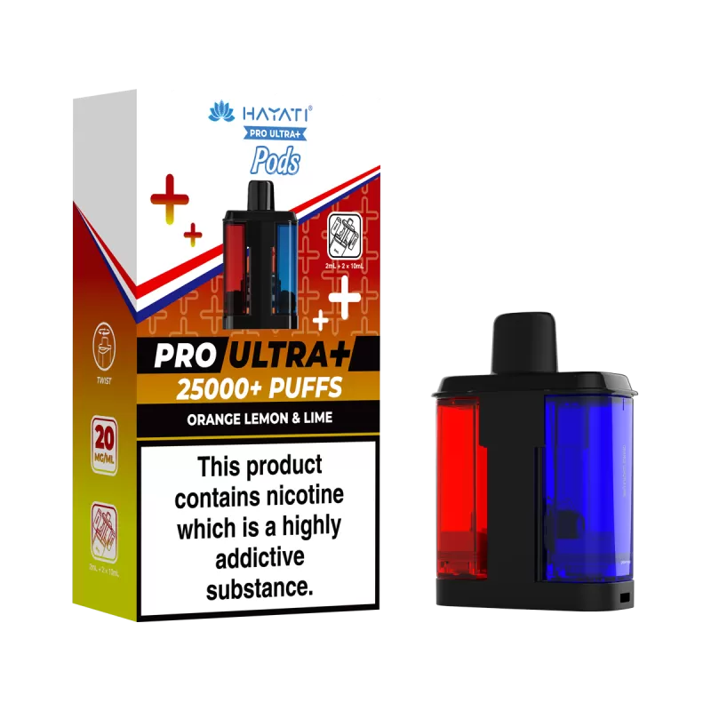 Orange Lemon & Lime Hayati Pro Ultra Plus Refill Pack - Ecigwizard
