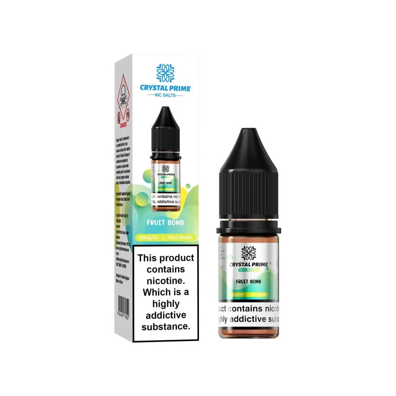 Crystal Prime 7000 Nic Salts 10ml E-Liquid - Blueberry Cherry Cranberry / 10mg, Blueberry Cherry Cranberry / 20mg - Image 3