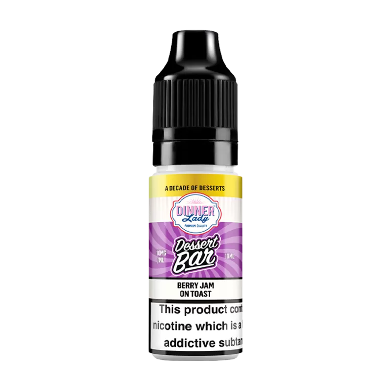 Berry Jam on Toast Nic Salt by Dinner Lady Dessert Bar Range - Ecigwizard