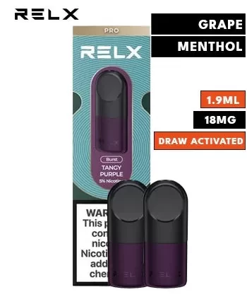 Tangy Purple Prefilled Pro Pod by Relx - 18mg / 1.9ml