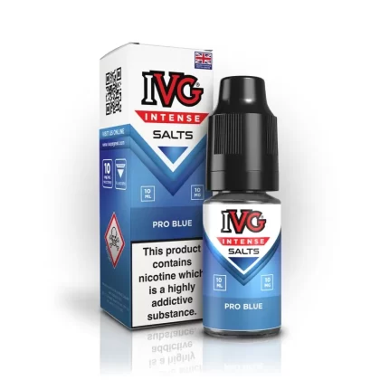 IVG Intense Nic Salt E Liquid Pro Blue - Nicotine strength#20mg>10mg (26F447)