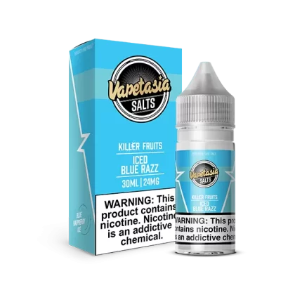 Vapetasia Killer Fruits Salt Iced Blue Razz eJuice - Vape Product; Vape Product, Vape Product