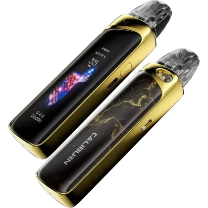 Uwell Caliburn G4 Pro Pod Vape Kit - Colour#Desert Gold>Fantasy Pink>Frost White>Ink Blue>Iron Grey>Light Green>Pearl Silver>Stripe Black