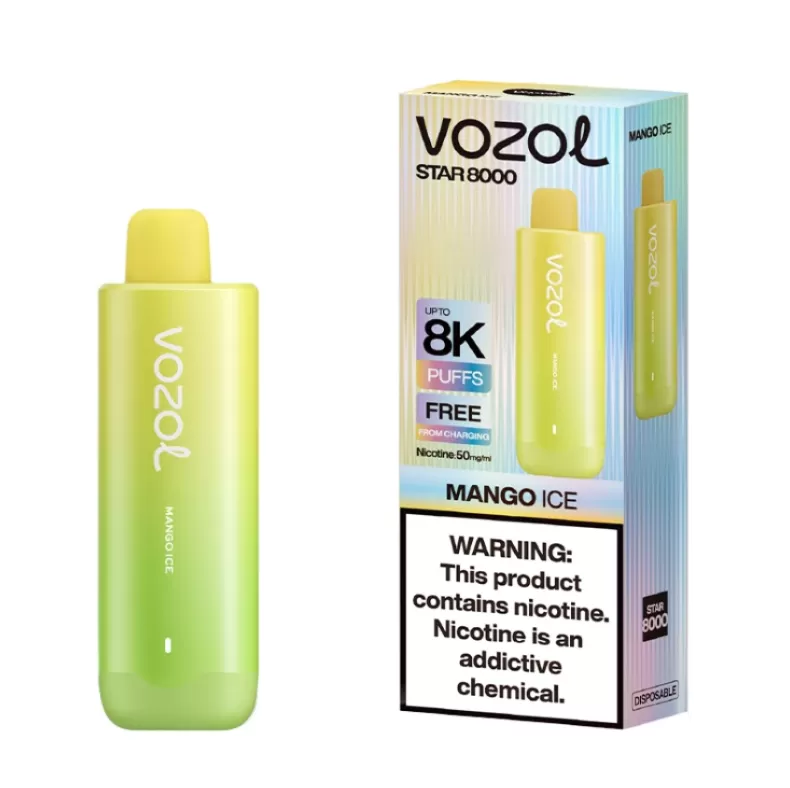 Vozol Star 8000 50mg Disposable Vape – Non-Rechargeable - Image 3