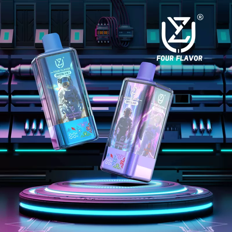 UZY Crystal 4 in 1 100000 – 100K Puffs 650mAh Crystal Design Disposable Vape Wholesale Price - 100000 puffs; Vape Product, Vape Product; Blueberry Ice & Mango Peach Apricot & Kiwi Passion Fr