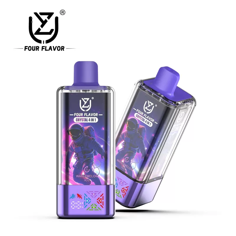 UZY Crystal 4 in 1 100000 – 100K Puffs 650mAh Crystal Design Disposable Vape Wholesale Price - 100000 puffs; Vape Product, Vape Product; Blueberry Ice & Mango Peach Apricot & Kiwi Passion Fr - Image 2