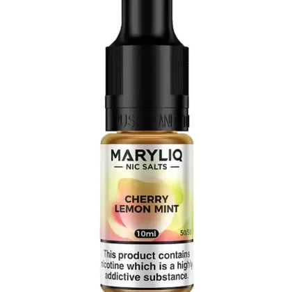 Lost Mary Maryliq Cherry Lemon Mint Nic Salt Vape Juice - Strength