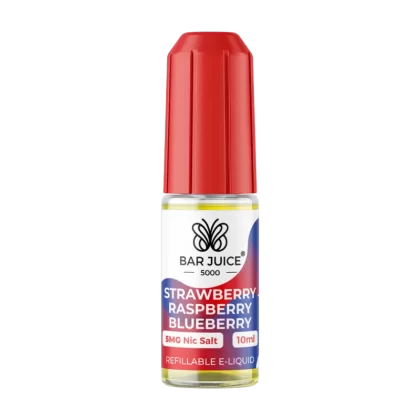 Strawberry Raspberry Blueberry Nic Salt by Bar Juice 5000 - Vapeshop Co