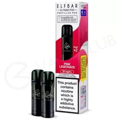 Pink Lemonade Elf Bar 600 Prefilled Pods - Ecigpremium