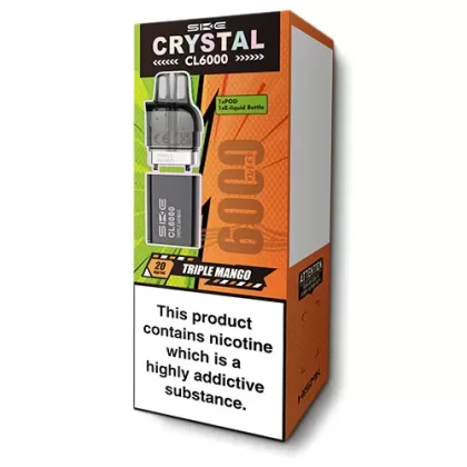 Triple Mango Crystal CL6000 Pods by SKE - 20 mg/ml