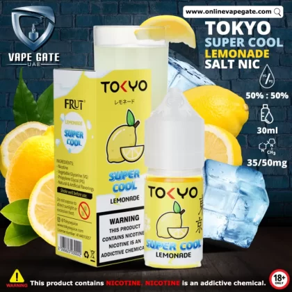 Tokyo Super Cool Lemonade Saltnic 30ml - 35 mg - 30 ml