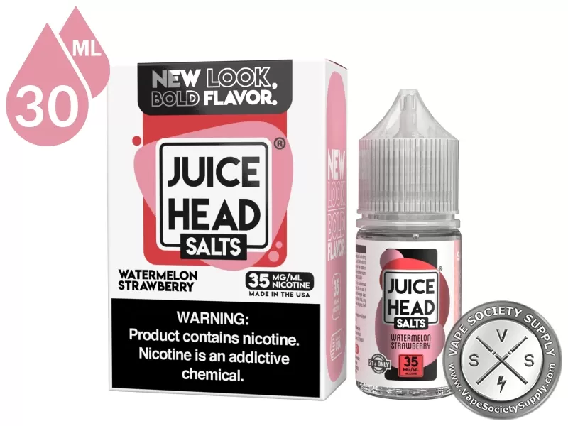 Watermelon Strawberry Juice Head Salts 30ml - Vape Product, Vape Product